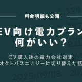 【EV向け電力プラン】EV購入後の電力会社選びとオクトパスエナジーに切り替えた話
